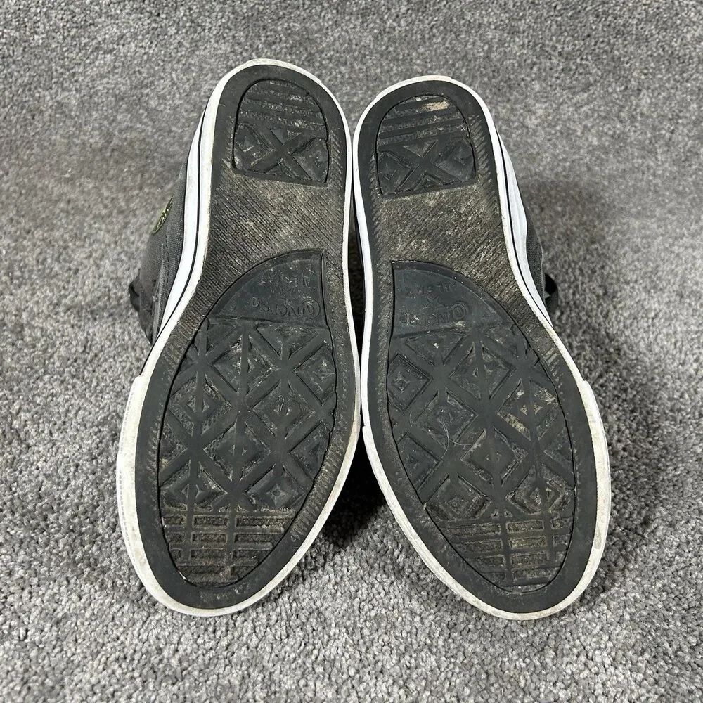 Converse Chuck Taylor All Star Axel Mid Kids Size 1 Gray Black Athletic Shoes